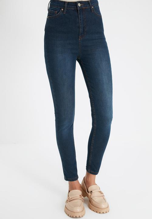 Trendyol - High waist skinny jeans - navy