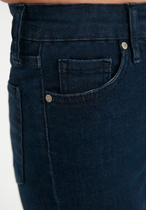 Trendyol - High waist skinny jeans  - dark blue
