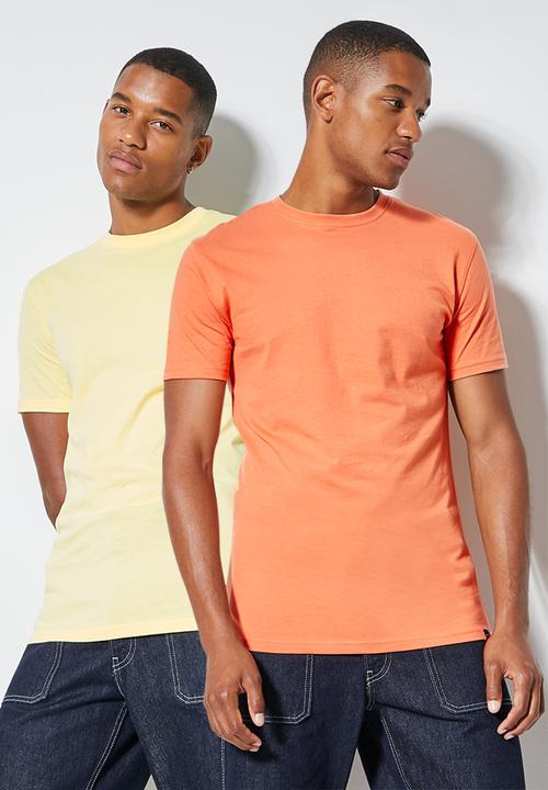 Superbalist - 4 Pack Nate organic crew tee - multi