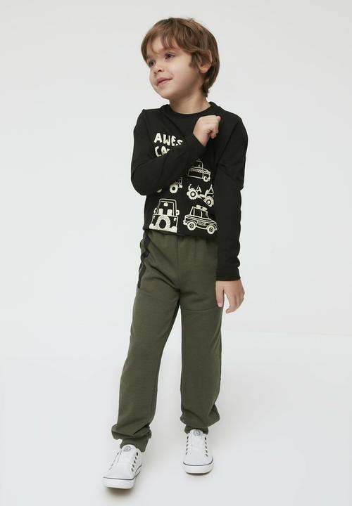 Trendyol - 2-stripe jogger - khaki