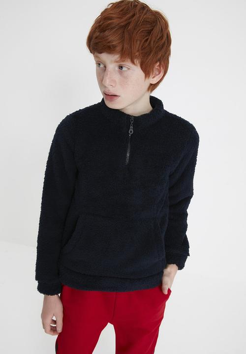 Trendyol - Cotton woven coat - navy