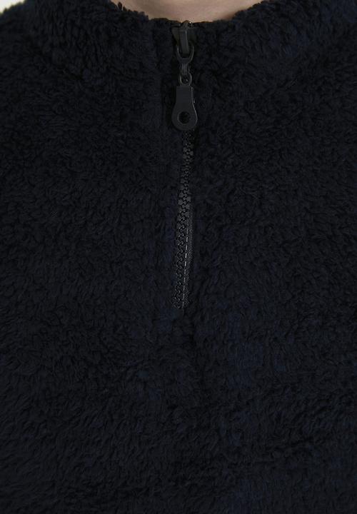 Trendyol - Cotton woven coat - navy