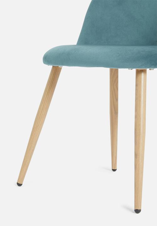 Sixth Floor - Slate dining chair - teal