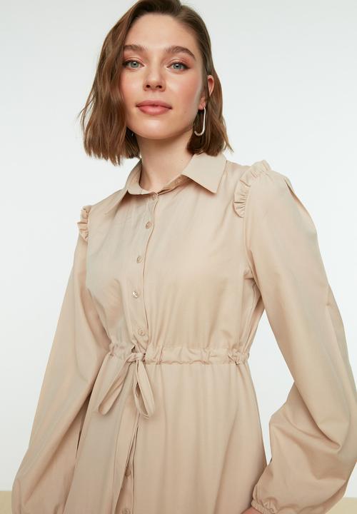 Trendyol - Rope strap bustier - beige