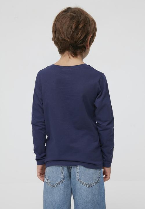Trendyol - Roar long sleeve tee - navy