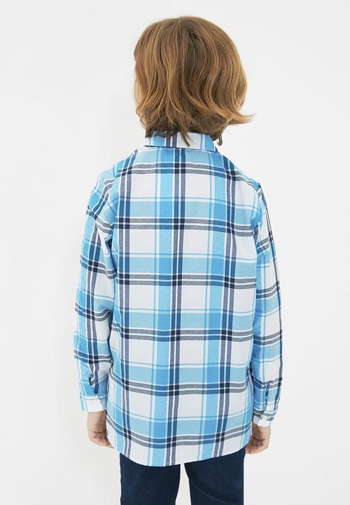 Trendyol - Checkered shirt - blue