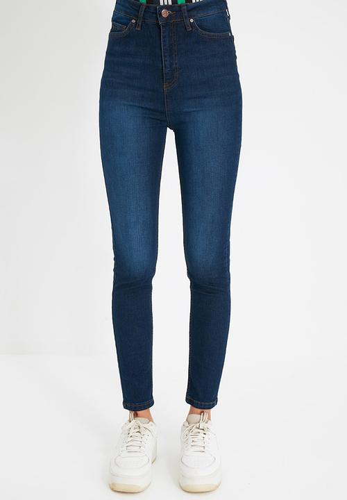 Trendyol - High waist skinny jeans - navy