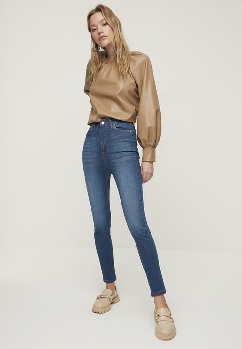 Trendyol - High waist skinny jeans - blue