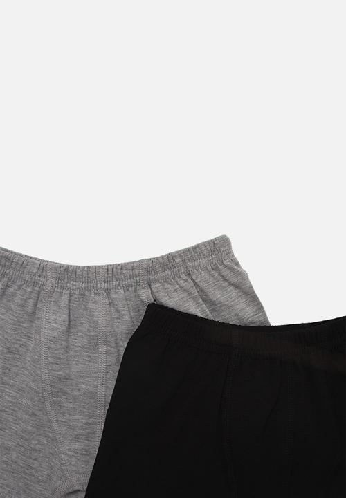 Trendyol - 2 Pack boxer short - black & grey
