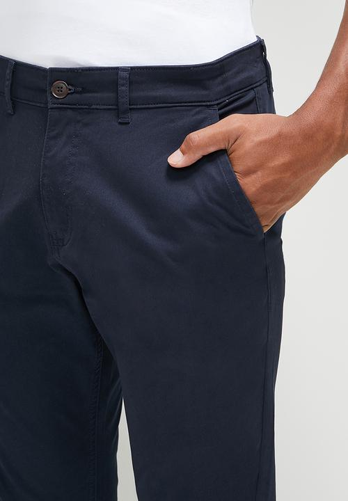 STYLE REPUBLIC - Skinny tapered chino - navy