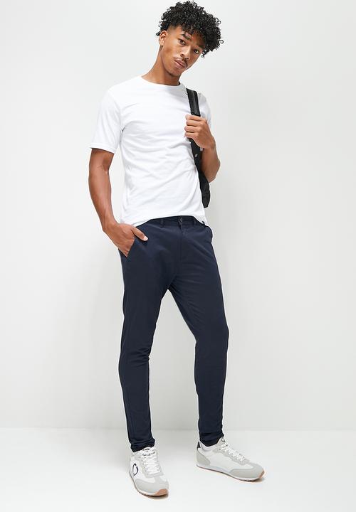STYLE REPUBLIC - Skinny tapered chino - navy