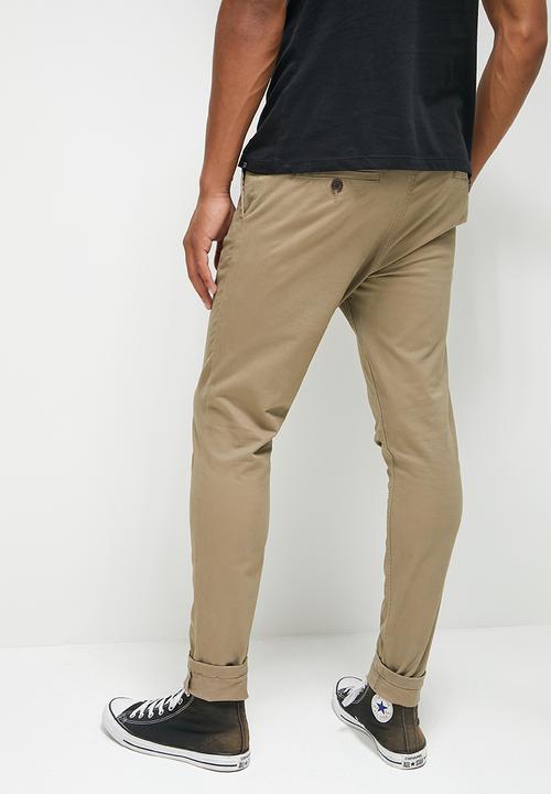 STYLE REPUBLIC - Skinny tapered chino - taupe