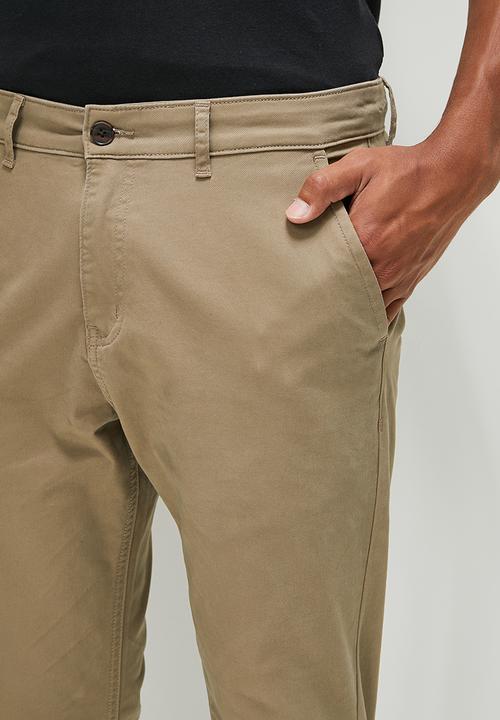 STYLE REPUBLIC - Skinny tapered chino - taupe