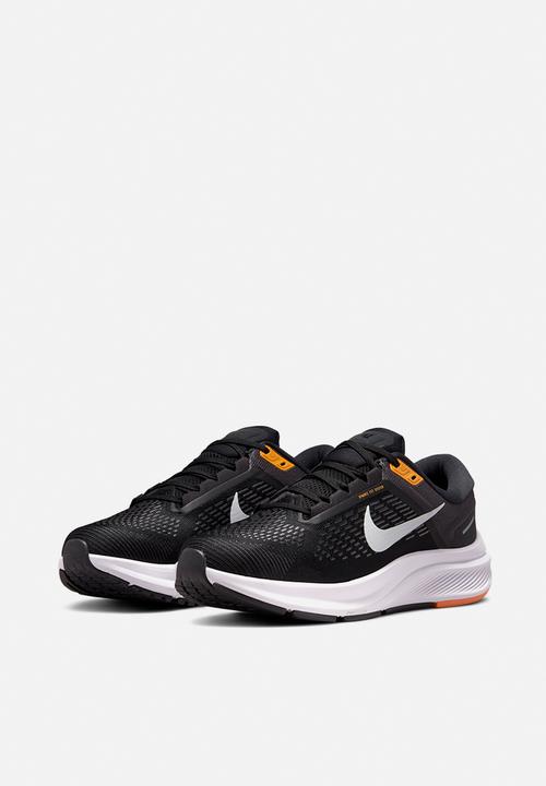 Nike - Nike air zoom structure 24 - black/pure platinum-anthracite-kumquat