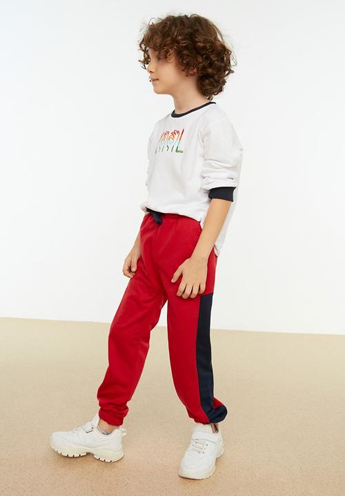 Trendyol - Cotton jogger - red