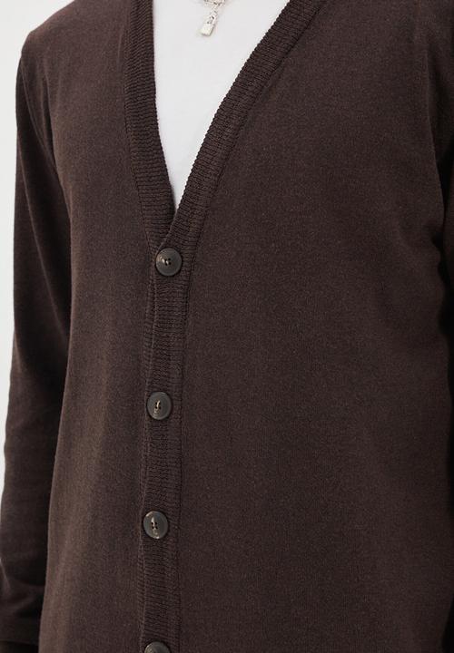 Trendyol - Max slim fit button up cardigan - brown