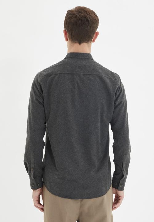 Trendyol - Ricco slim fit long sleeve shirt - black