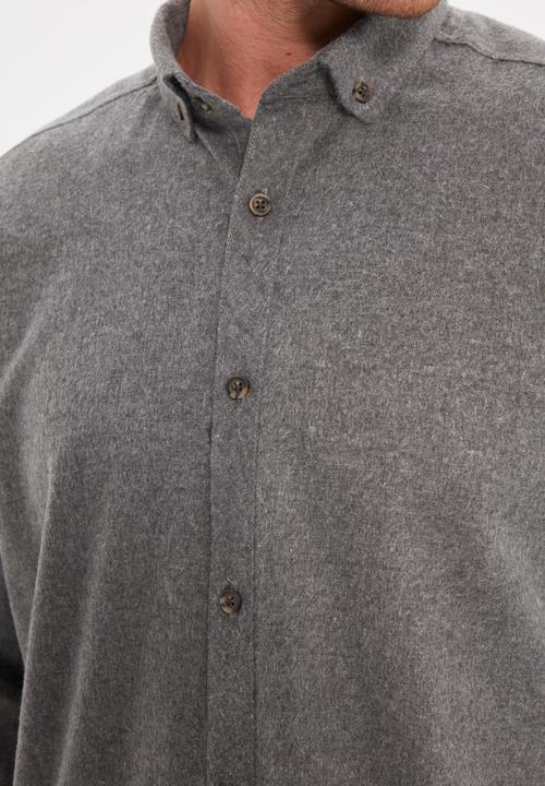 Trendyol - Ricco slim fit long sleeve shirt - grey