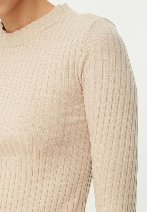 Trendyol - Round neck top - beige