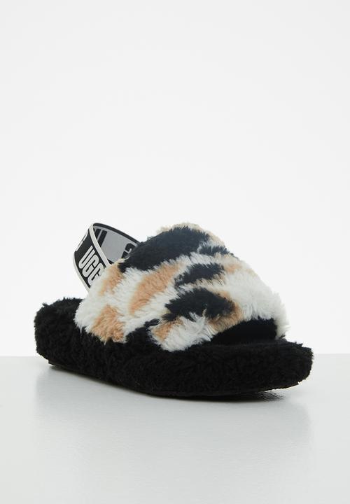 UGG® - Fluff yeah slide - cowprint