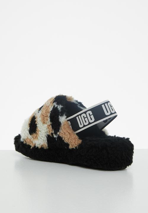 UGG® - Fluff yeah slide - cowprint