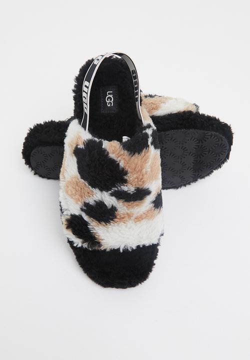 UGG® - Fluff yeah slide - cowprint
