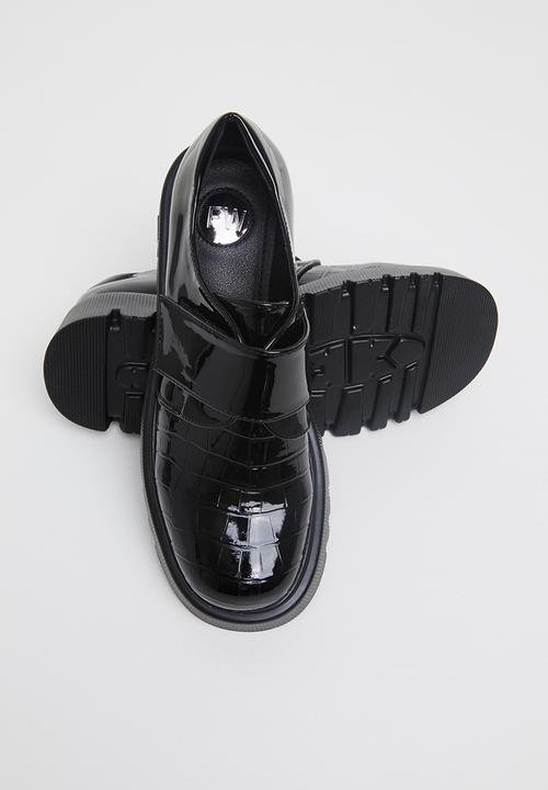 Footwork - Nexa chunky monk shoe - black