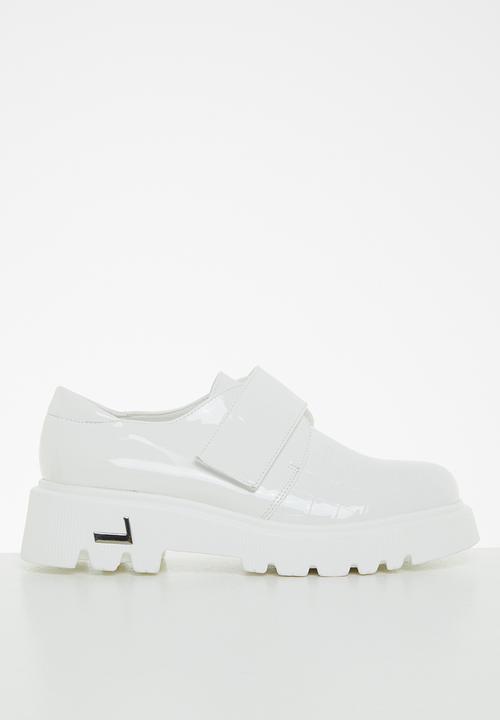 Footwork - Nexa chunky monk shoe - white