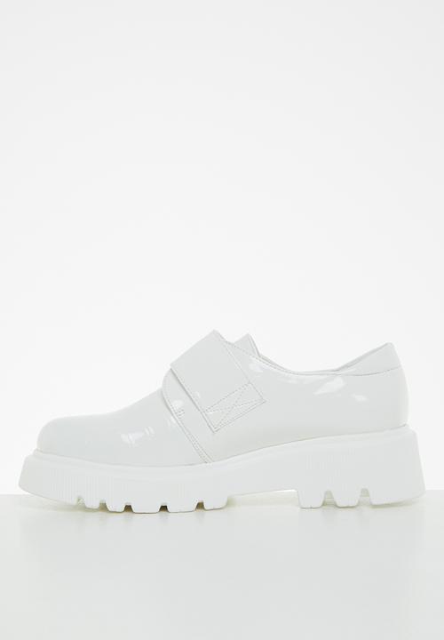 Footwork - Nexa chunky monk shoe - white