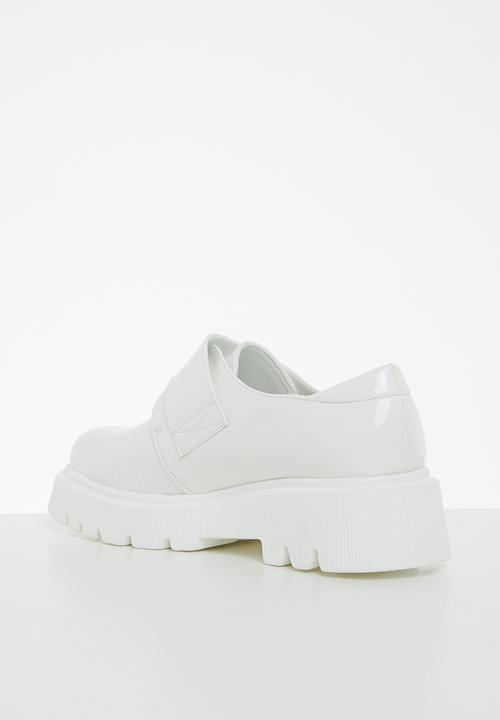 Footwork - Nexa chunky monk shoe - white