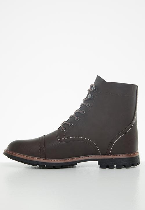 Superbalist - London lace-up boot - brown