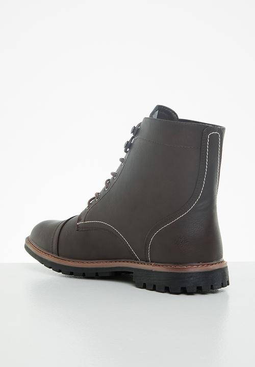 Superbalist - London lace-up boot - brown
