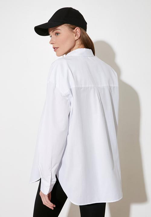 Trendyol - Loose fit shirt - white
