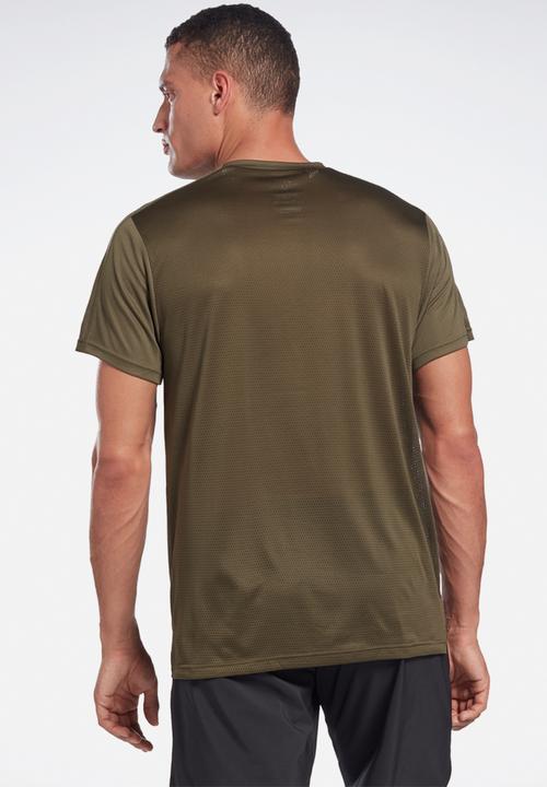 Reebok - Workout SS Tech Tee - Army green
