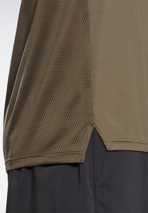 Reebok - Workout SS Tech Tee - Army green