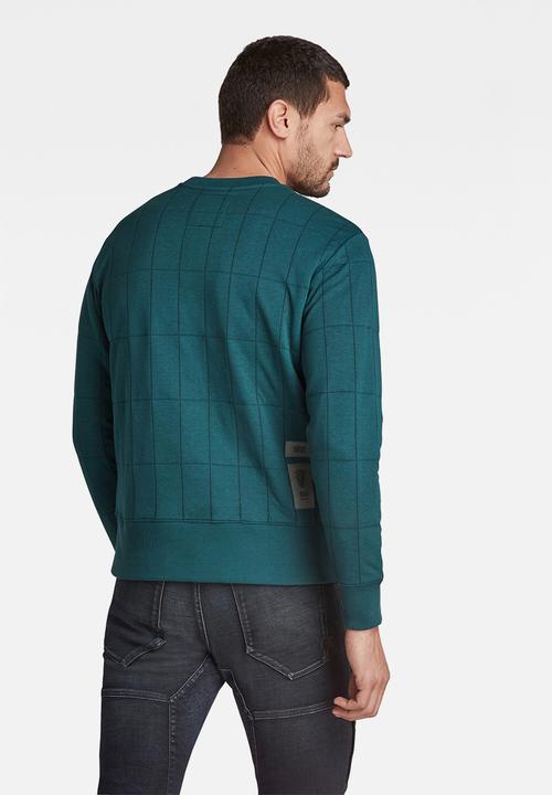 G-STAR - Quilted r sw - green