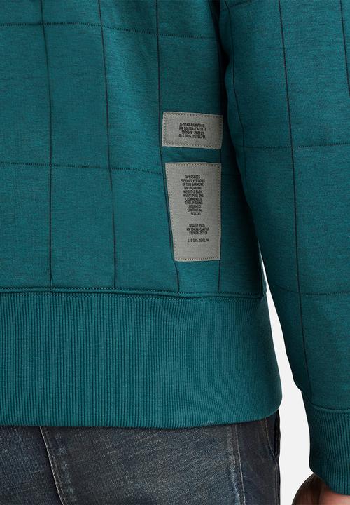 G-STAR - Quilted r sw - green