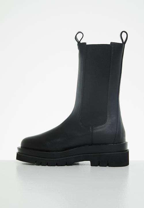 Public Desire - Dope chunky sole chelsea ankle boot - black