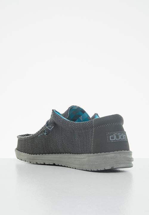 Hey Dude - Wally sox - charcoal
