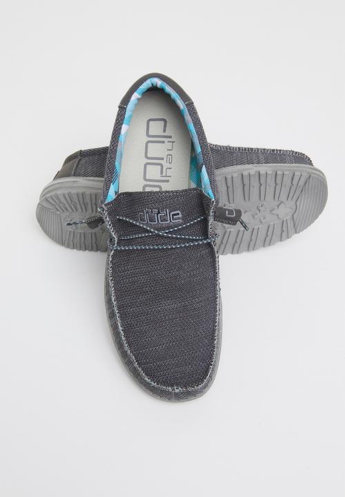 Hey Dude - Wally sox - charcoal
