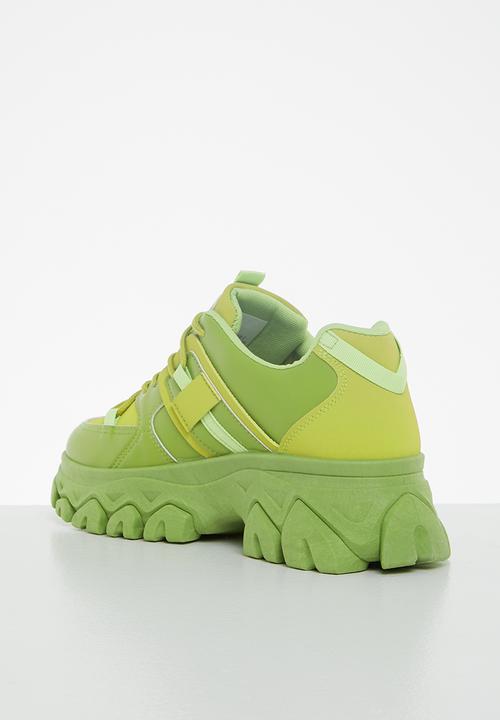 Tom Tom - Splatter chunky sneaker - green