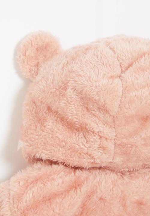 Pop Candy - Fluffy hooded jacket - pink