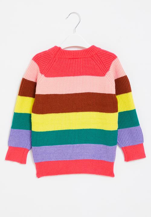 Pop Candy - Rainbow stripe jersey - multi