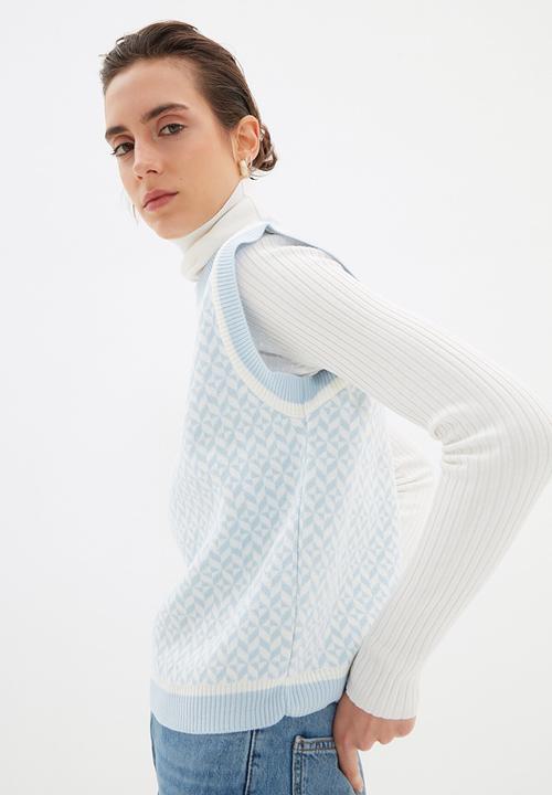 Trendyol - Basic sweater - clear blue