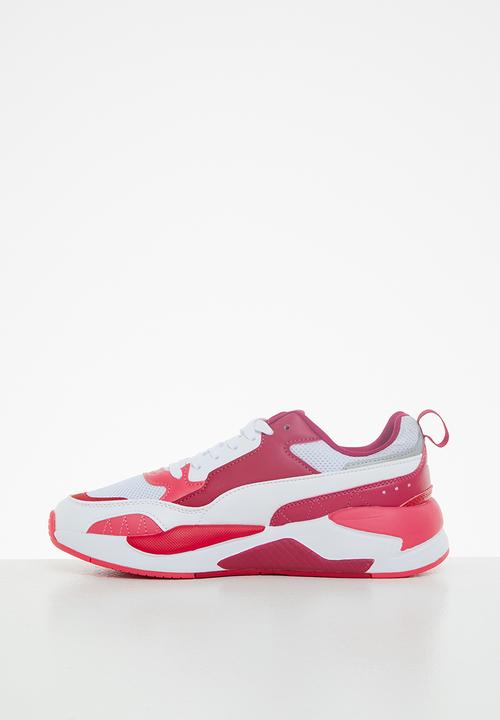 PUMA - X-ray 2 square jr - persian red-puma white-paradise pink-puma silver