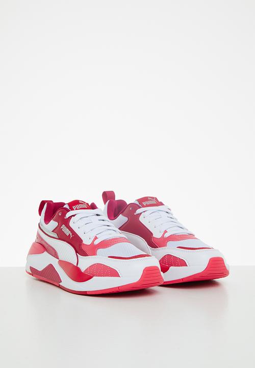 PUMA - X-ray 2 square jr - persian red-puma white-paradise pink-puma silver