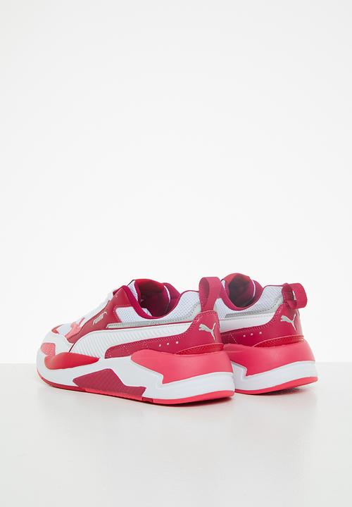 PUMA - X-ray 2 square jr - persian red-puma white-paradise pink-puma silver