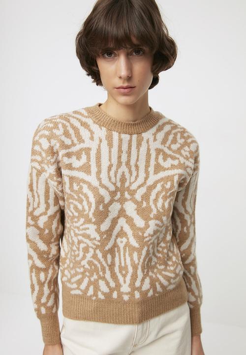 Trendyol - Jacquard knitwear sweater - camel