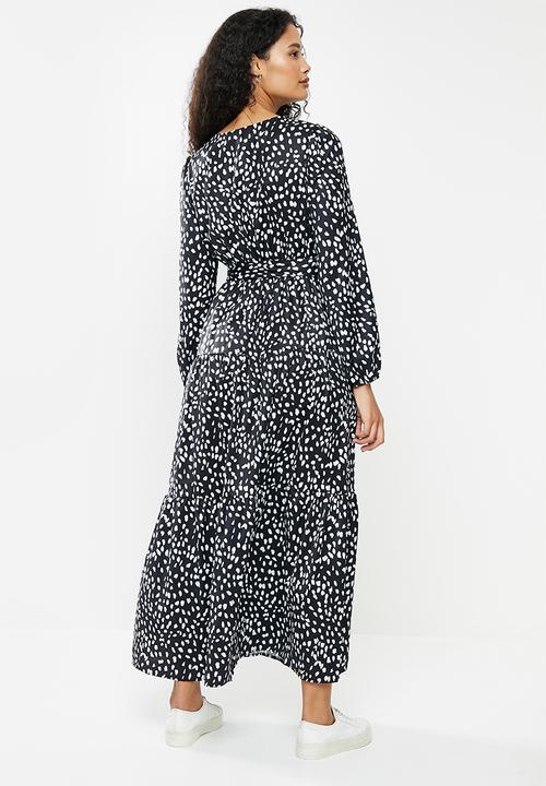 dailyfriday - Maxi tiered dress - black 