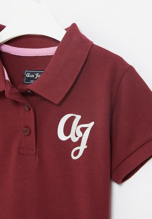Aca Joe - Aca joe foil print golfer - maroon